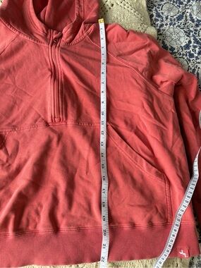 JoyLab XL cropped Coral Pink Zip-Up Hoodie SO HEAVY